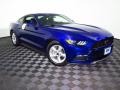 2015 Deep Impact Blue Metallic Ford Mustang V6 Coupe  photo #2