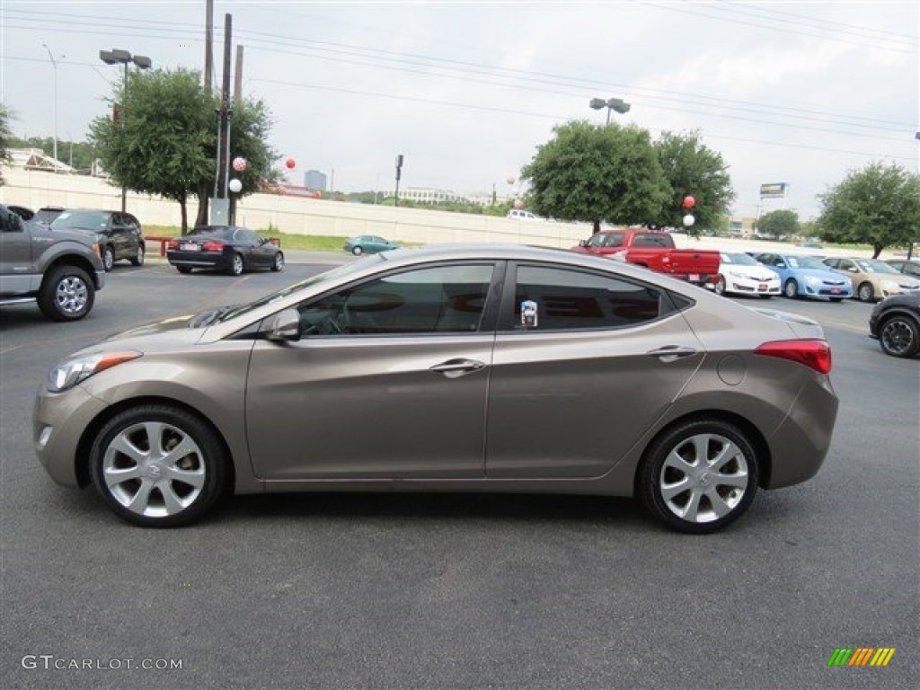 2012 Elantra GLS - Harbor Gray Metallic / Gray photo #5