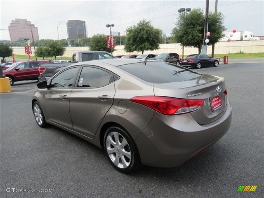 2012 Elantra GLS - Harbor Gray Metallic / Gray photo #6