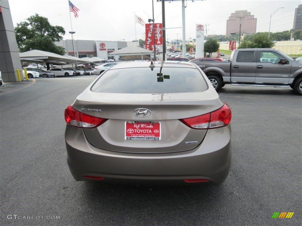 2012 Elantra GLS - Harbor Gray Metallic / Gray photo #7