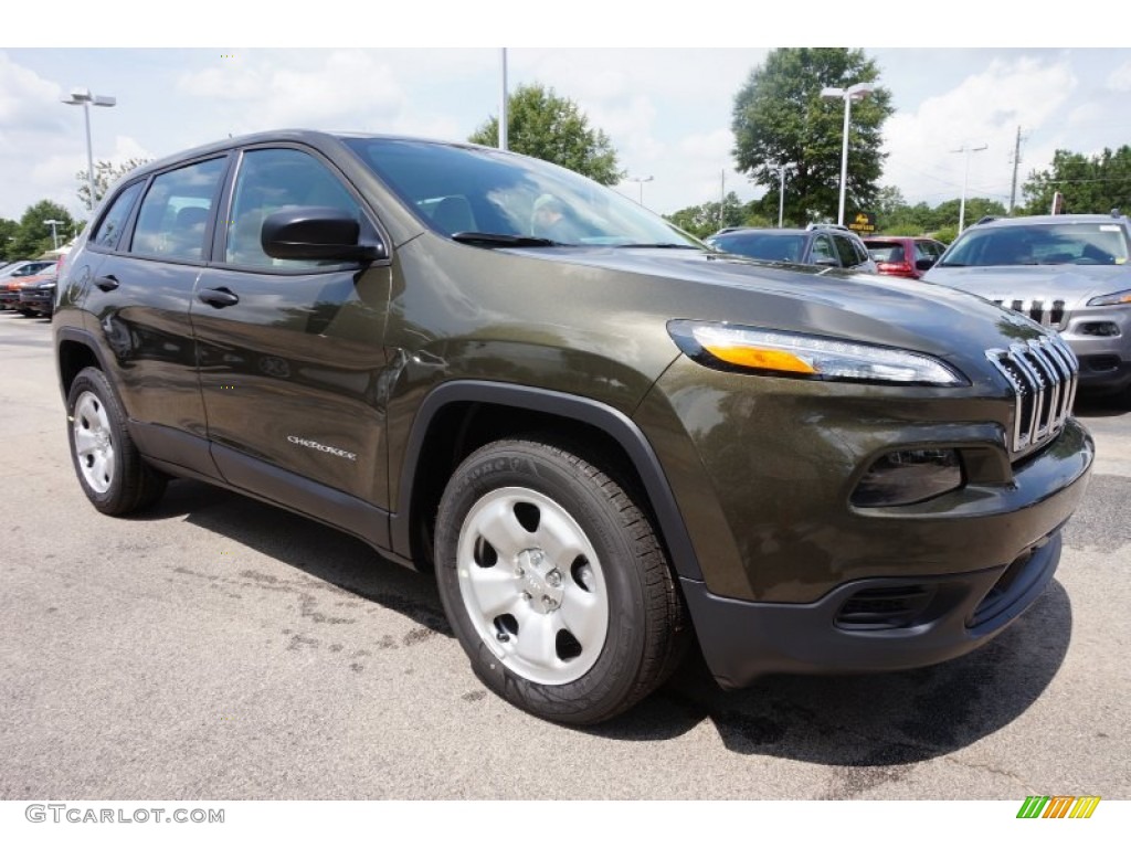ECO Green Pearl 2016 Jeep Cherokee Sport Exterior Photo #106561045