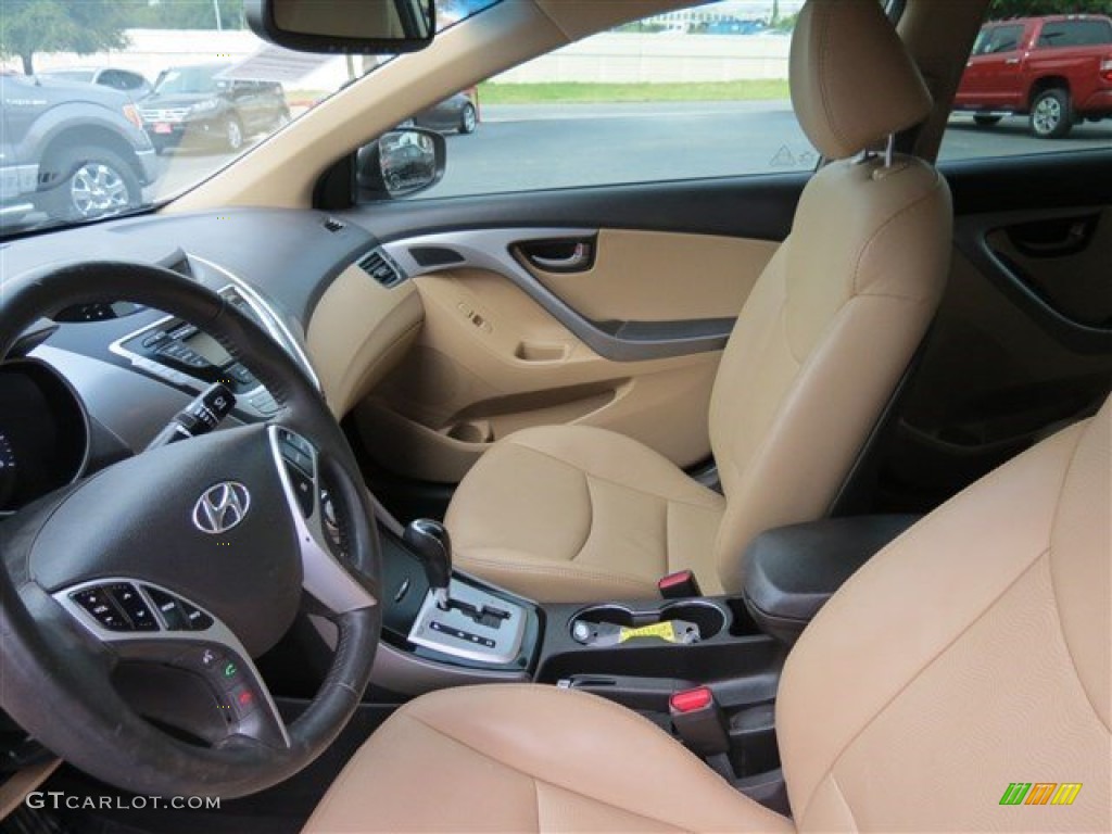 2012 Elantra GLS - Harbor Gray Metallic / Gray photo #13