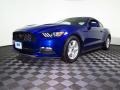 2015 Deep Impact Blue Metallic Ford Mustang V6 Coupe  photo #26