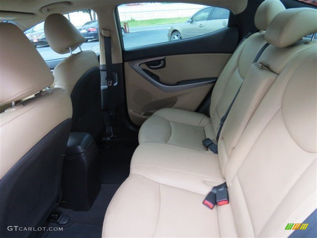 2012 Elantra GLS - Harbor Gray Metallic / Gray photo #14
