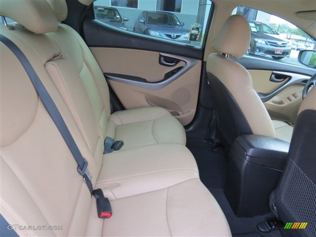 2012 Elantra GLS - Harbor Gray Metallic / Gray photo #17