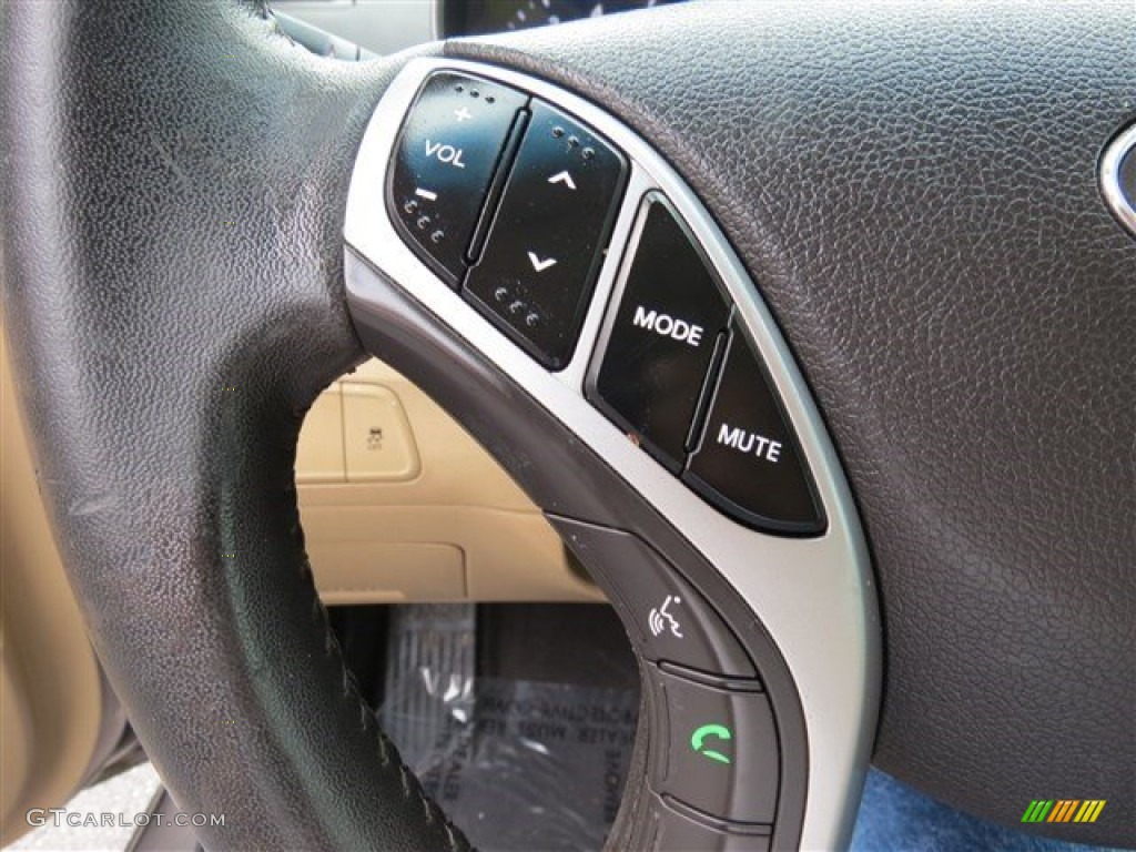 2012 Elantra GLS - Harbor Gray Metallic / Gray photo #24
