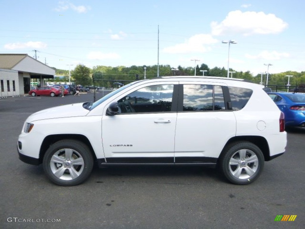 Bright White 2016 Jeep Compass Sport 4x4 Exterior Photo #106562245