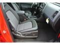 Jet Black 2016 Chevrolet Colorado Z71 Crew Cab Interior Color