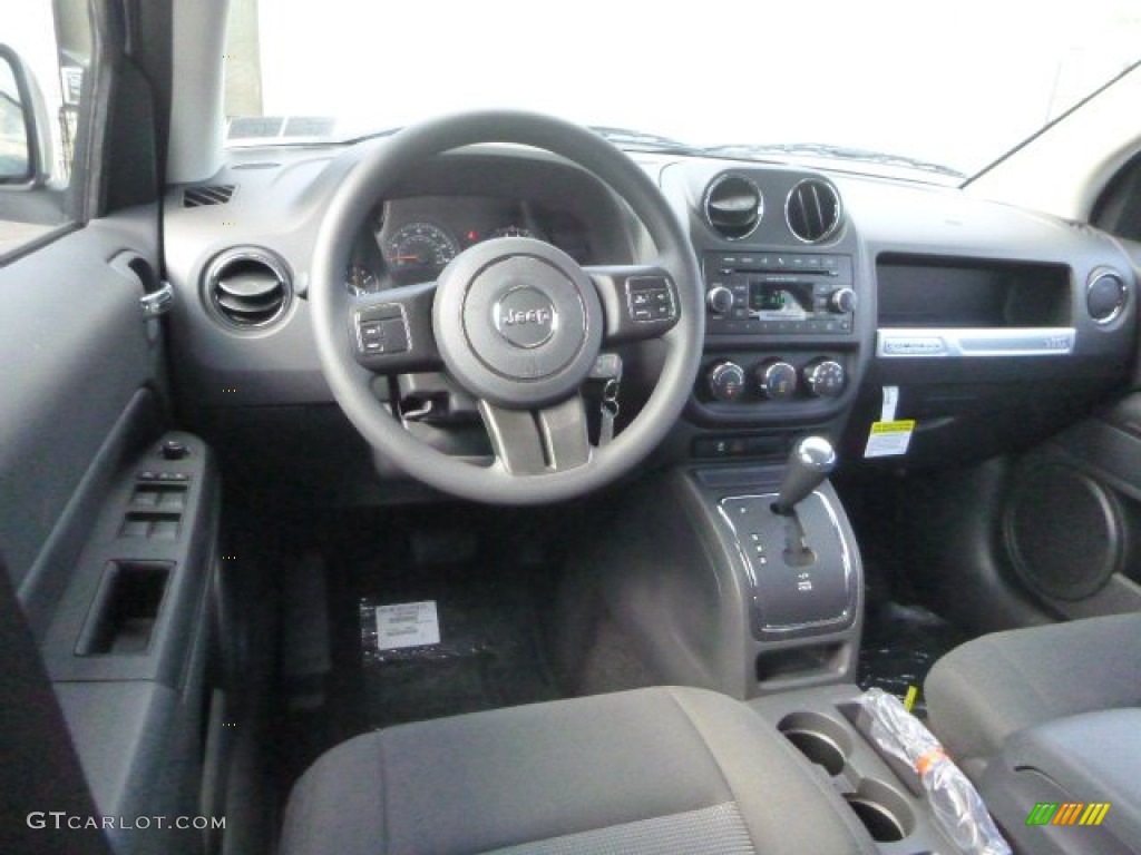 Dark Slate Gray Interior 2016 Jeep Compass Sport 4x4 Photo #106562386