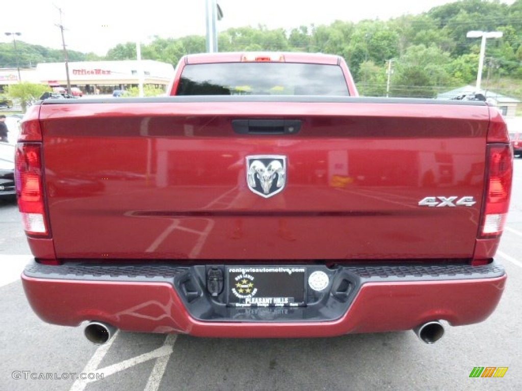 2012 Ram 1500 ST Quad Cab 4x4 - Deep Cherry Red Crystal Pearl / Dark Slate Gray/Medium Graystone photo #3