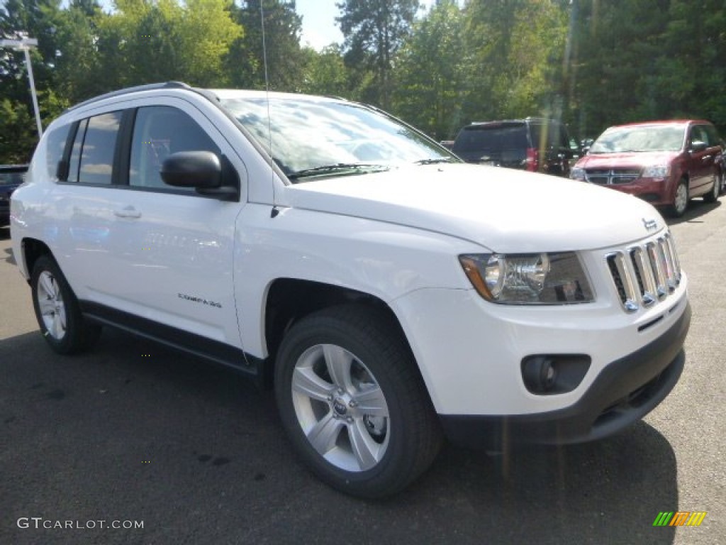 Bright White 2016 Jeep Compass Sport 4x4 Exterior Photo #106562535