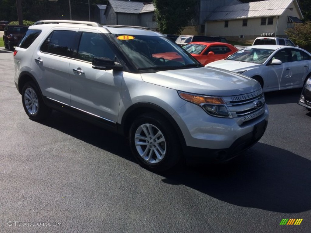 2014 Explorer XLT 4WD - Ingot Silver / Charcoal Black photo #1