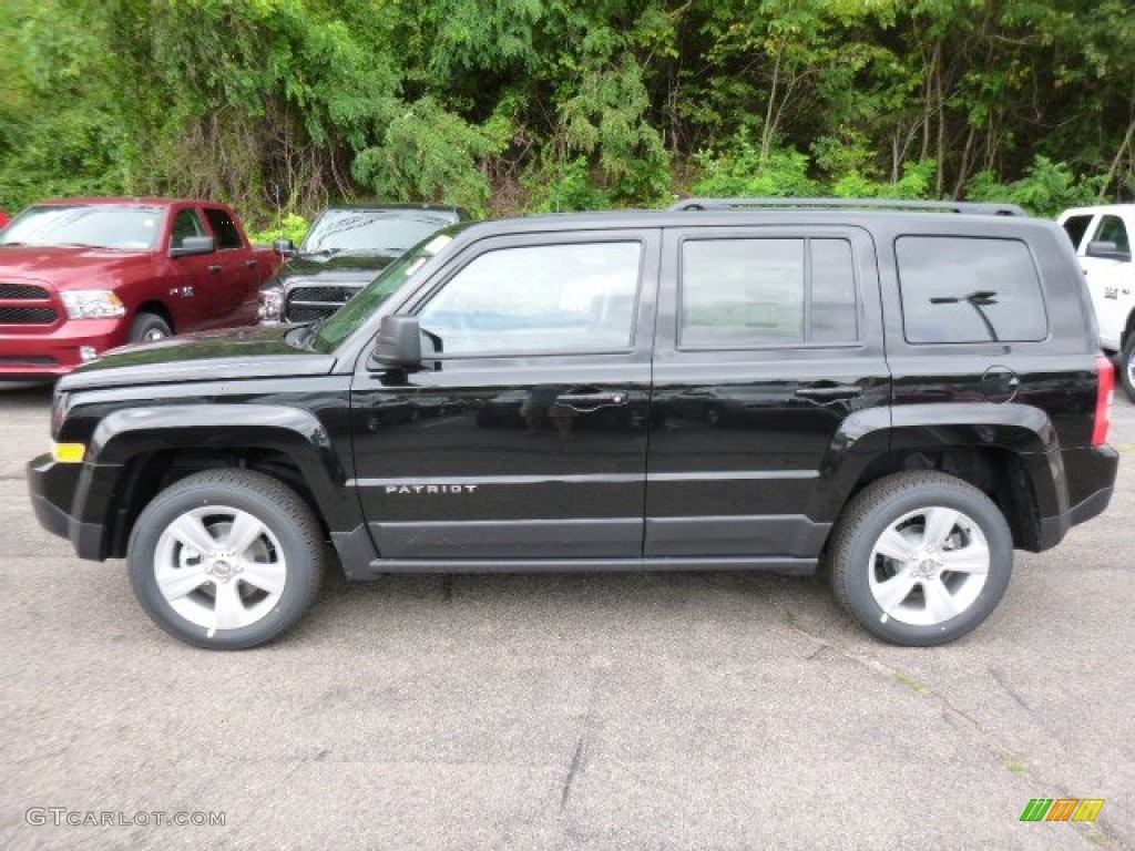 Black 2016 Jeep Patriot Latitude 4x4 Exterior Photo #106564564