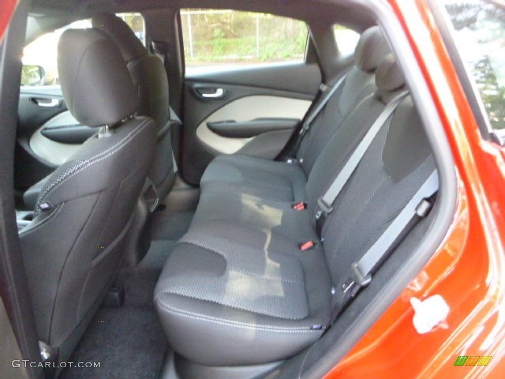 Black/Light Tungsten Interior 2016 Dodge Dart SXT Rallye Blacktop Photo #106564606