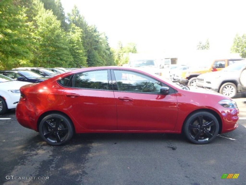 Redline 2 Coat Pearl 2016 Dodge Dart SXT Rallye Blacktop Exterior Photo #106564660