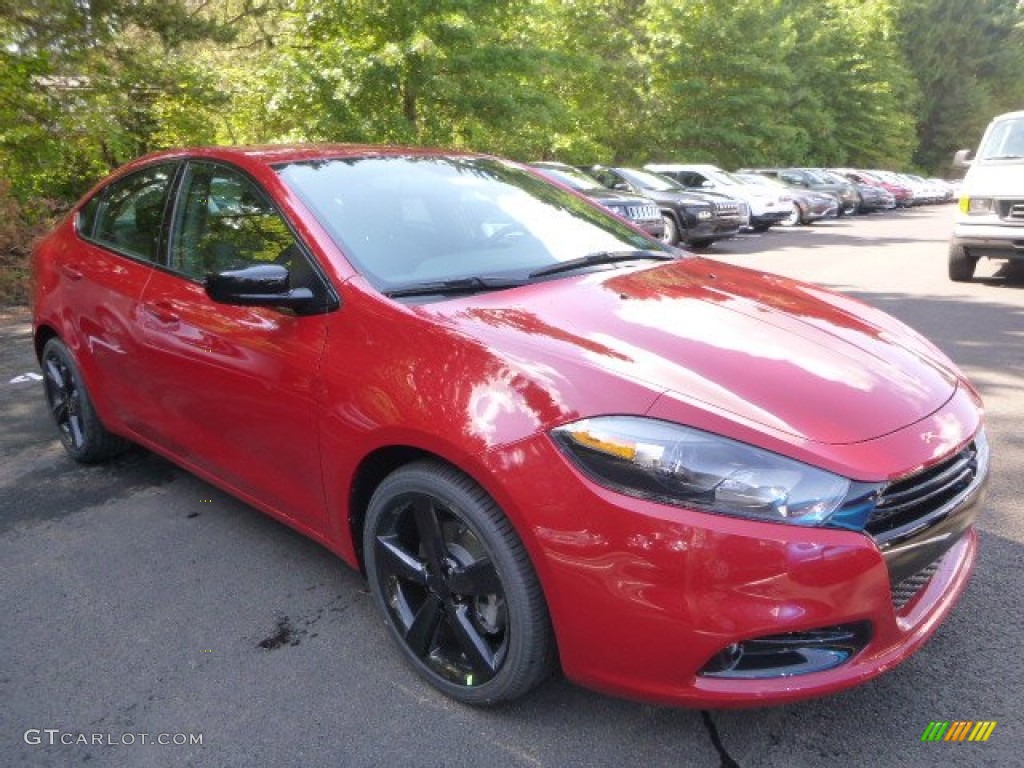 Redline 2 Coat Pearl 2016 Dodge Dart SXT Rallye Blacktop Exterior Photo #106564684