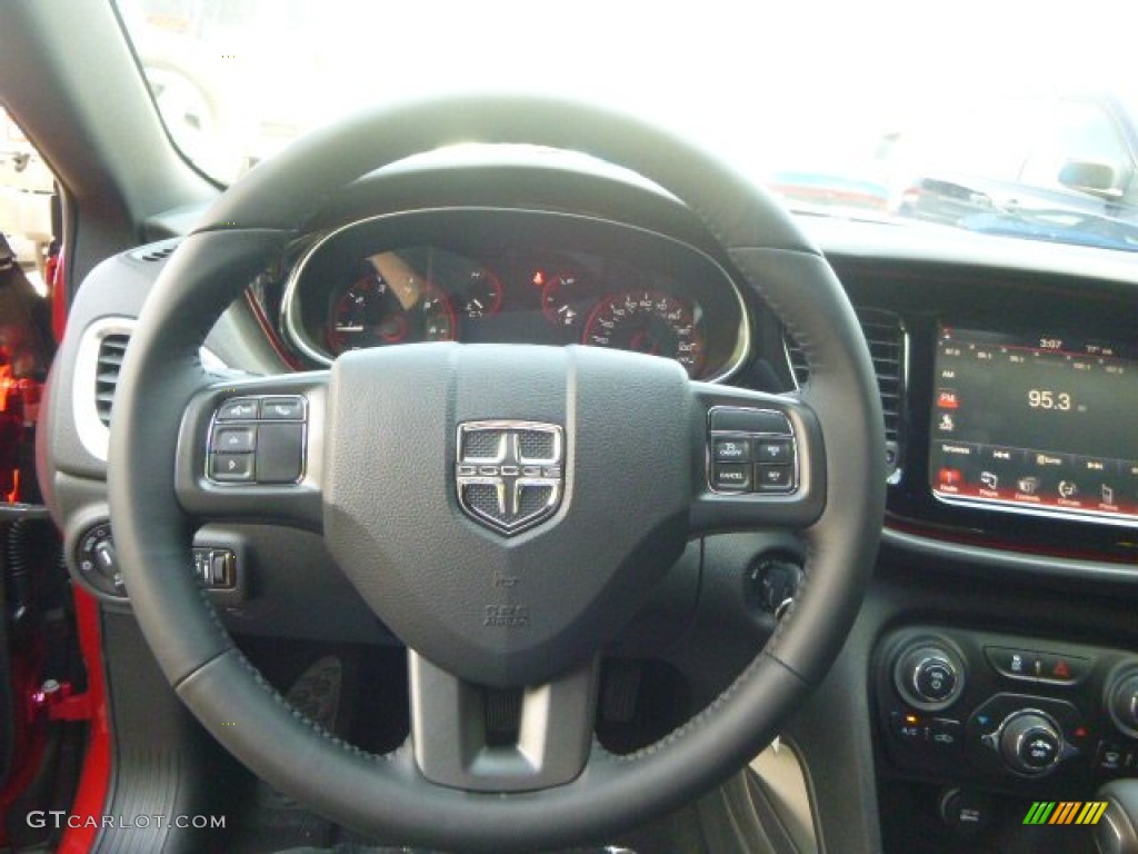 2016 Dodge Dart SXT Rallye Blacktop Steering Wheel Photos