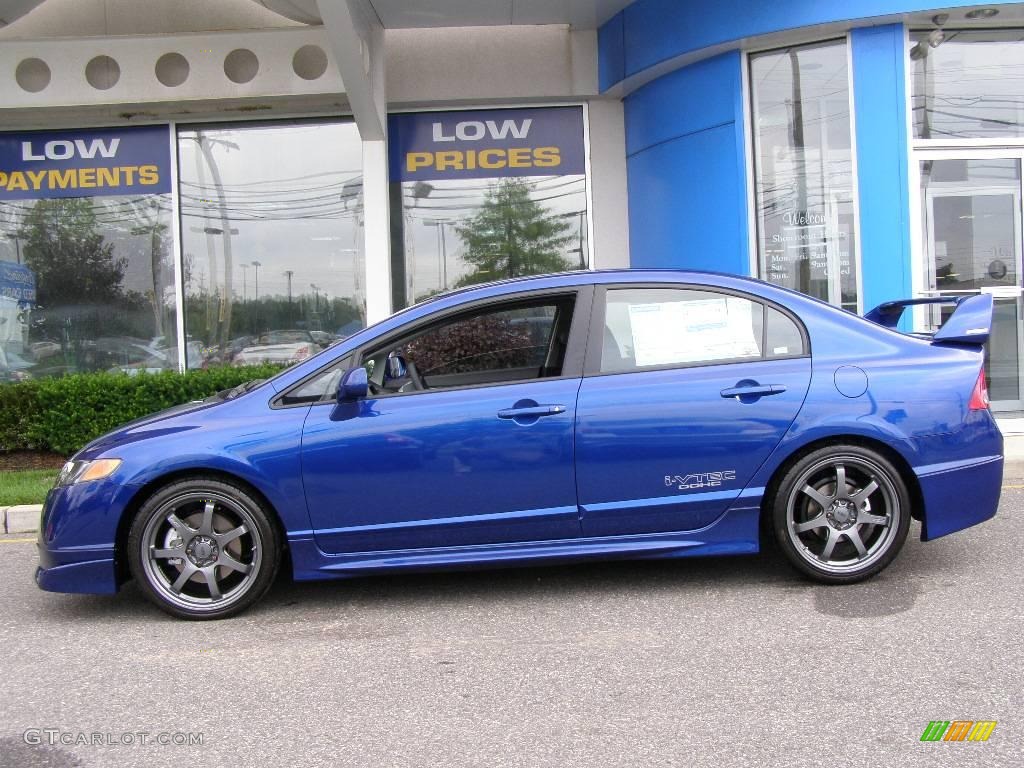 Fiji Blue Pearl 2008 Honda Civic Mugen Si Sedan Exterior Photo #10656548