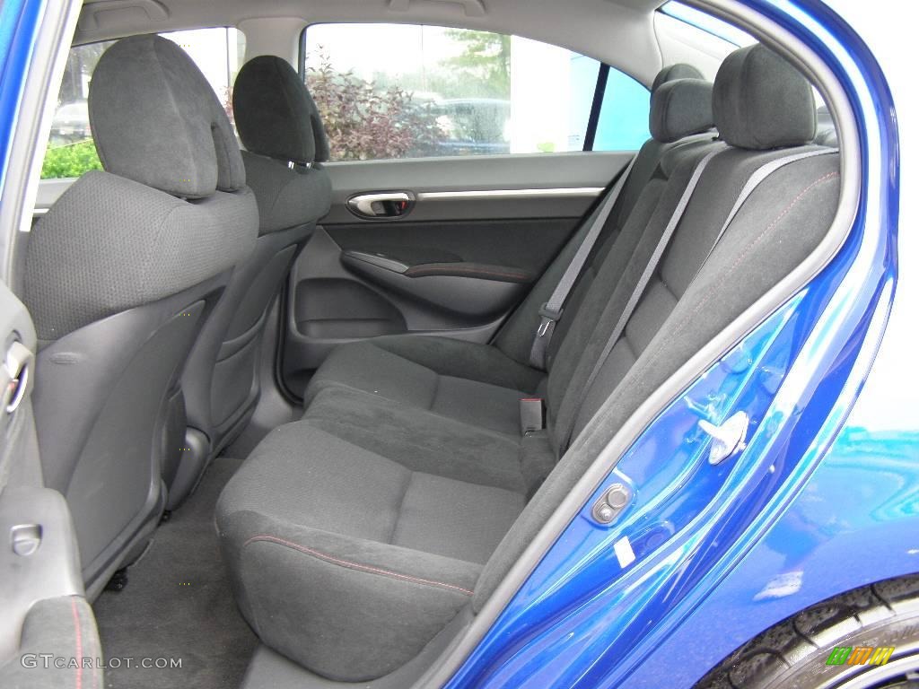 2008 Honda Civic Mugen Si Sedan Rear Seat Photo #10656563
