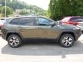 2016 ECO Green Pearl Jeep Cherokee Trailhawk 4x4  photo #6