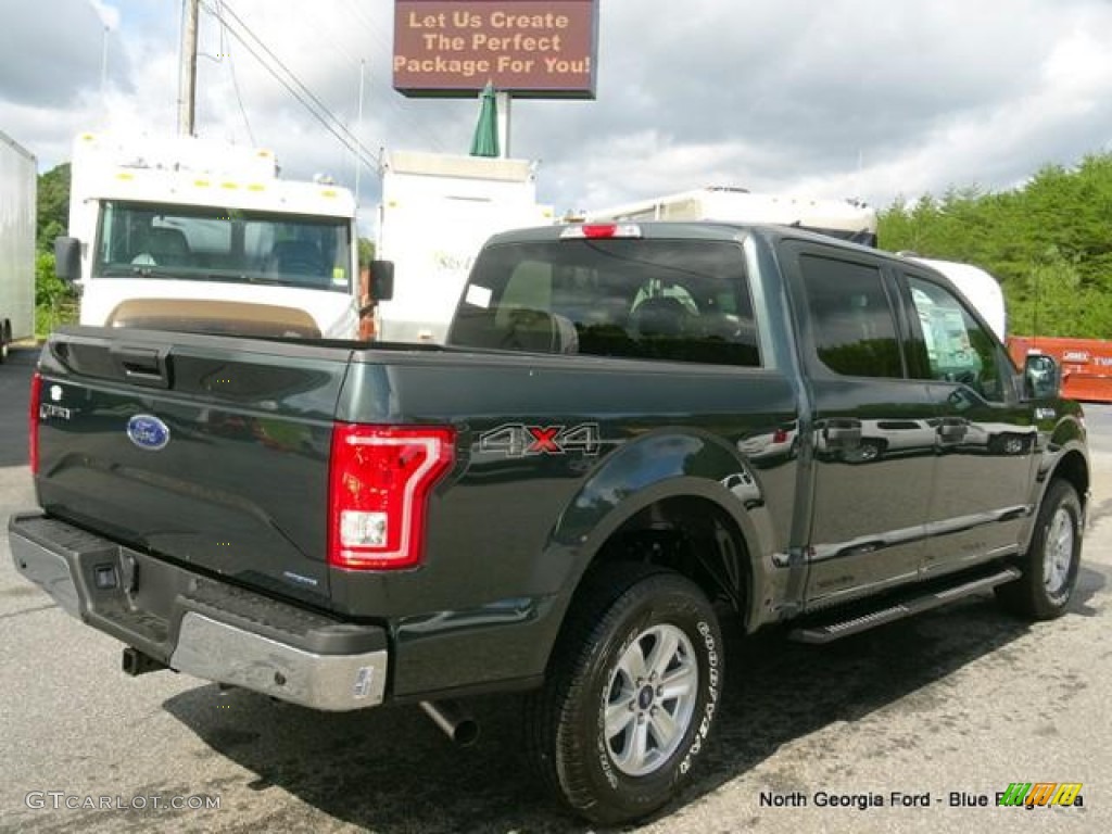 2015 F150 XLT SuperCrew 4x4 - Guard Metallic / Medium Light Camel photo #5