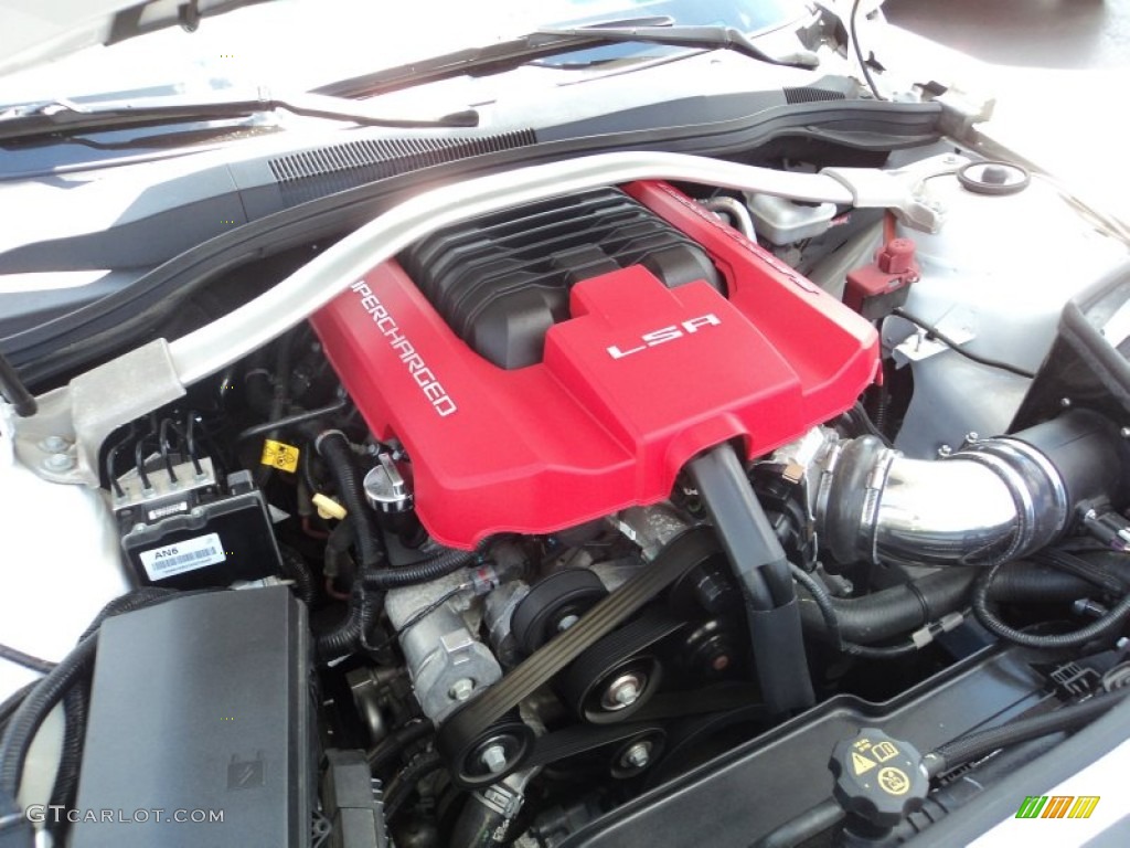 2012 Chevrolet Camaro ZL1 6.2 Liter Eaton Supercharged OHV 16-Valve LSA V8 Engine Photo #106567522