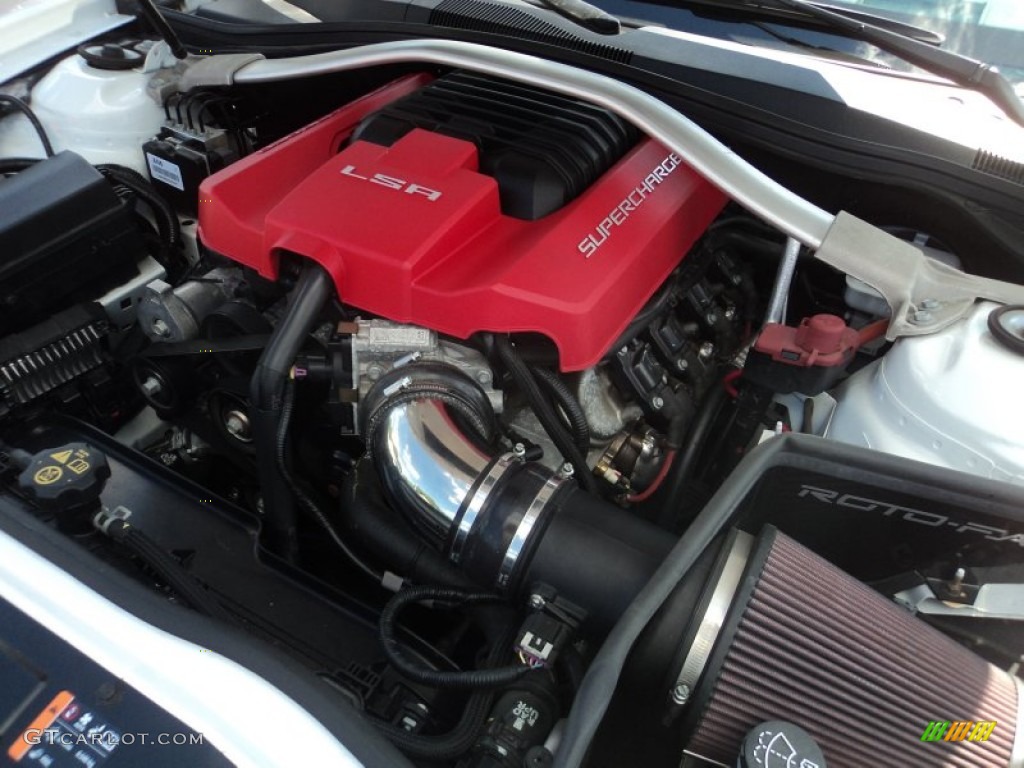 2012 Chevrolet Camaro ZL1 6.2 Liter Eaton Supercharged OHV 16-Valve LSA V8 Engine Photo #106567558