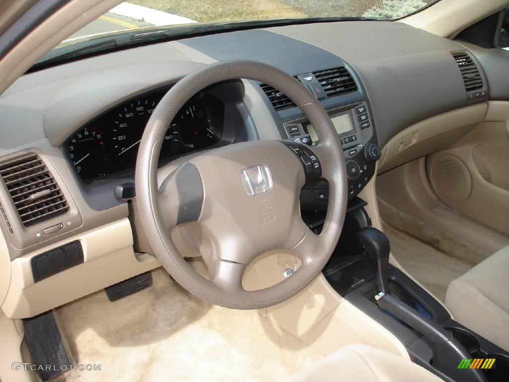 2006 Accord LX Sedan - Desert Mist Metallic / Ivory photo #9