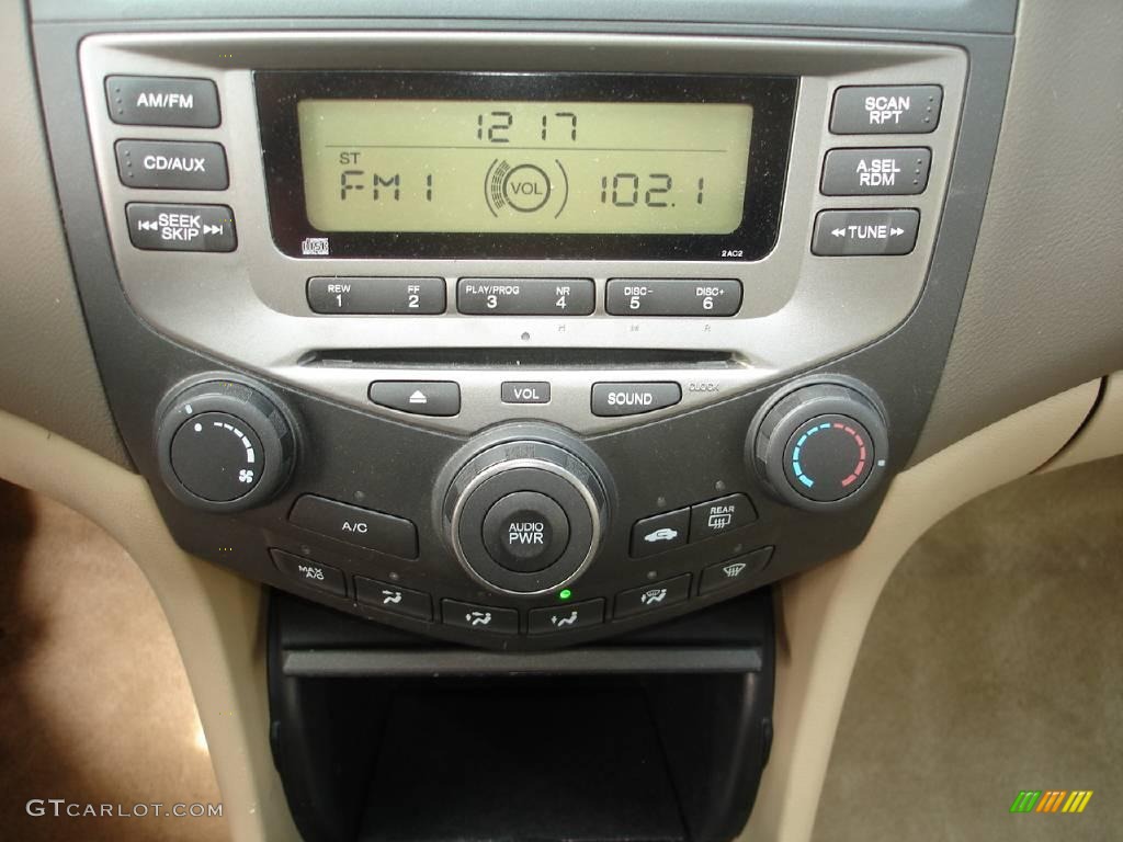 2006 Accord LX Sedan - Desert Mist Metallic / Ivory photo #12