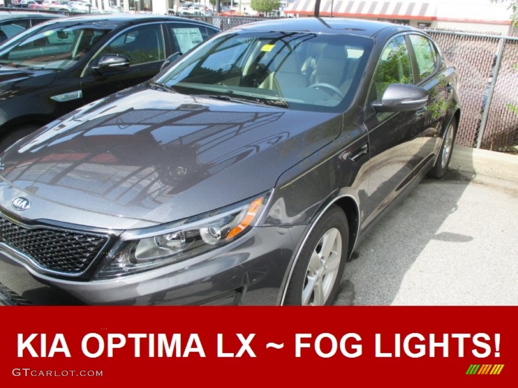 2015 Optima LX - Platinum Graphite / Beige photo #1