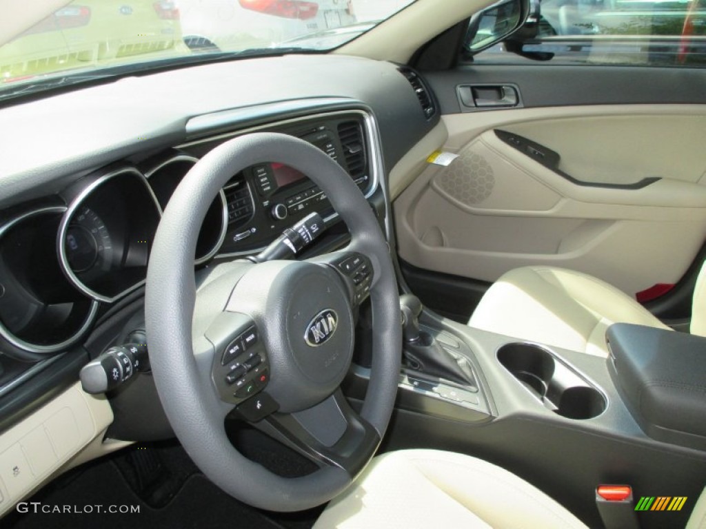 2015 Optima LX - Platinum Graphite / Beige photo #8