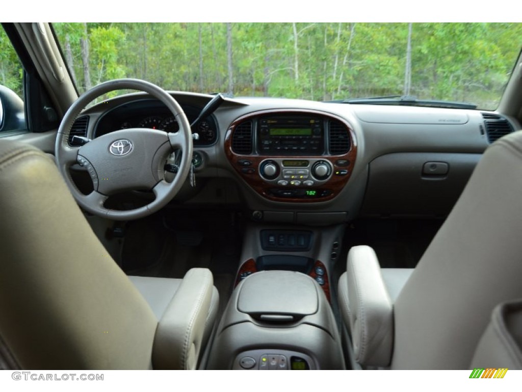 2006 Toyota Sequoia Limited Taupe Dashboard Photo #106571051