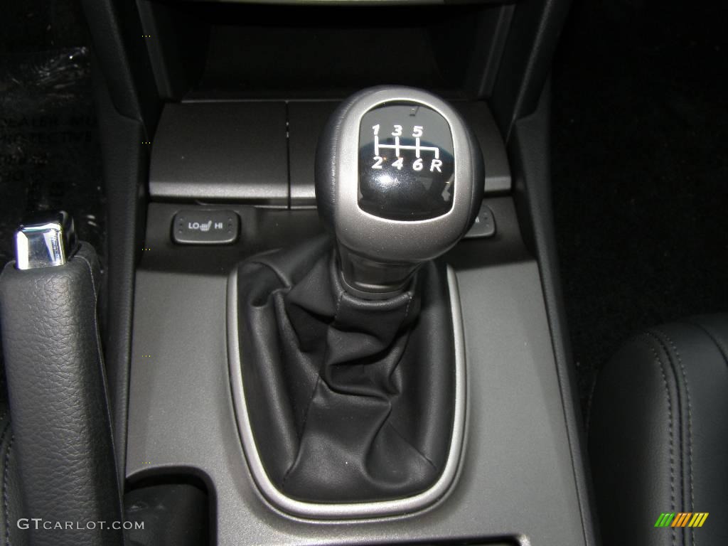 2009 Accord EX-L V6 Coupe - Crystal Black Pearl / Black photo #12