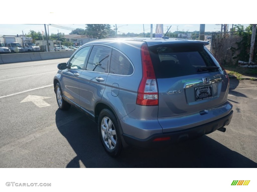 2007 CR-V EX-L 4WD - Glacier Blue Metallic / Gray photo #3