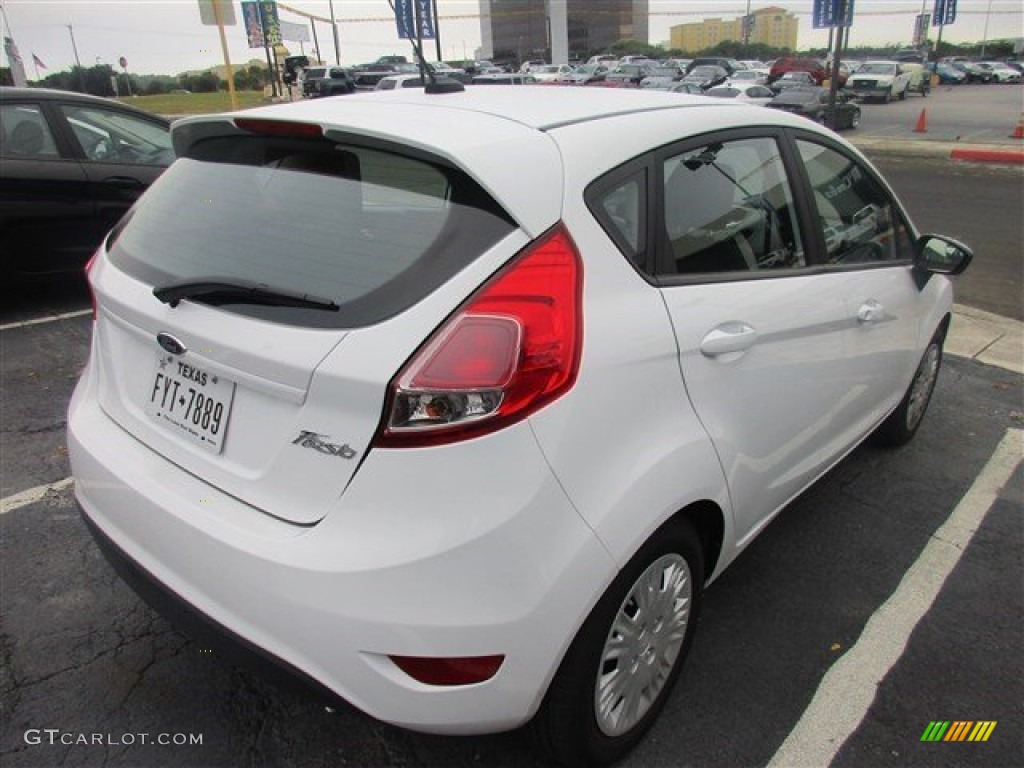 2015 Fiesta S Hatchback - Oxford White / Charcoal Black photo #6