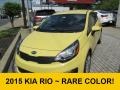 2016 Digital Yellow Kia Rio LX Sedan  photo #1