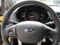 Black 2016 Kia Rio LX Sedan Steering Wheel