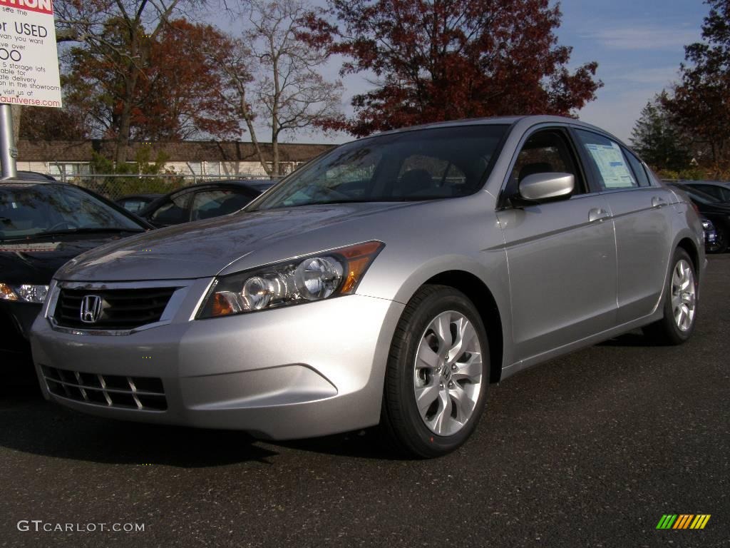 2009 Accord EX-L Sedan - Alabaster Silver Metallic / Gray photo #1