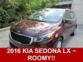 Venetian Red 2016 Kia Sedona LX