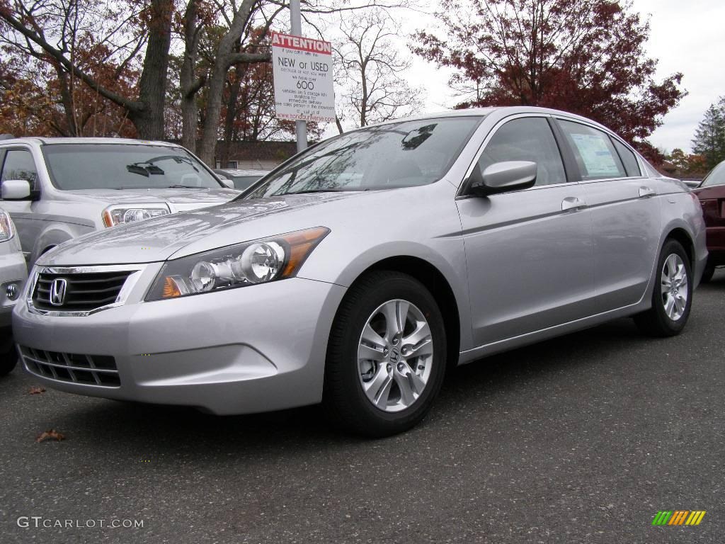 2009 Accord LX-P Sedan - Alabaster Silver Metallic / Gray photo #1