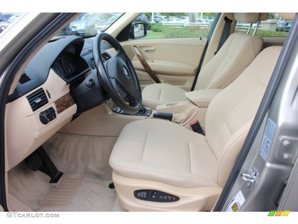 2008 X3 3.0si - Platinum Bronze Metallic / Sand Beige/Black Nevada Leather photo #12