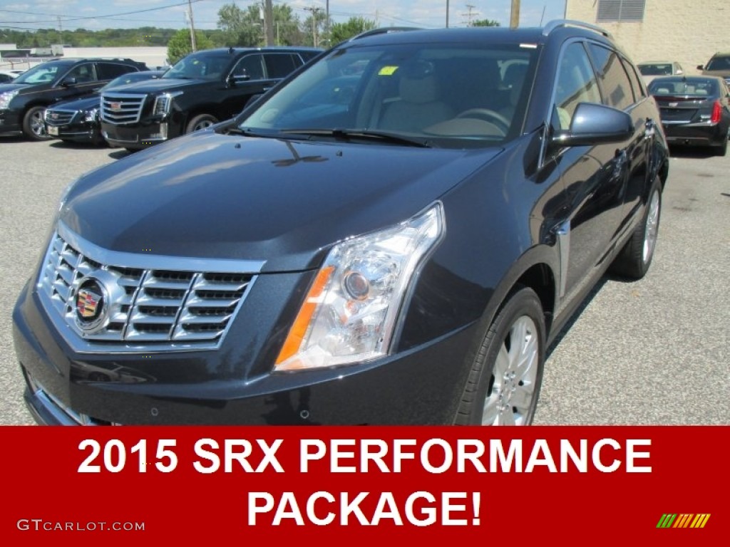 2015 SRX Performance AWD - Sapphire Blue Metallic / Shale/Brownstone photo #1