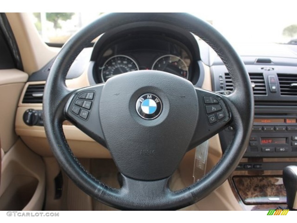 2008 X3 3.0si - Platinum Bronze Metallic / Sand Beige/Black Nevada Leather photo #23