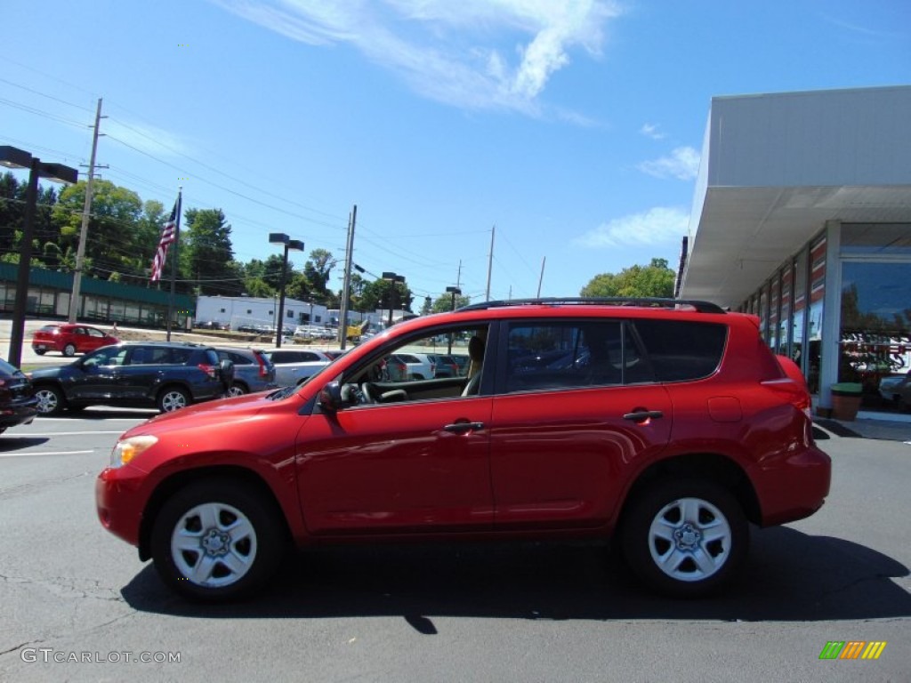 2007 RAV4 4WD - Barcelona Red Pearl / Taupe photo #6