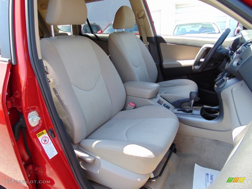 Taupe Interior 2007 Toyota RAV4 4WD Photo #106575295