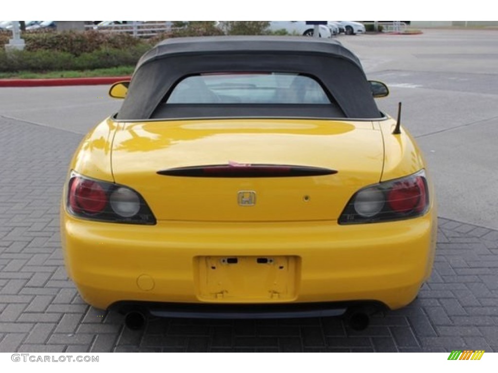 2001 S2000 Roadster - Spa Yellow / Black photo #6