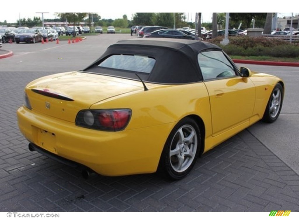 2001 S2000 Roadster - Spa Yellow / Black photo #7