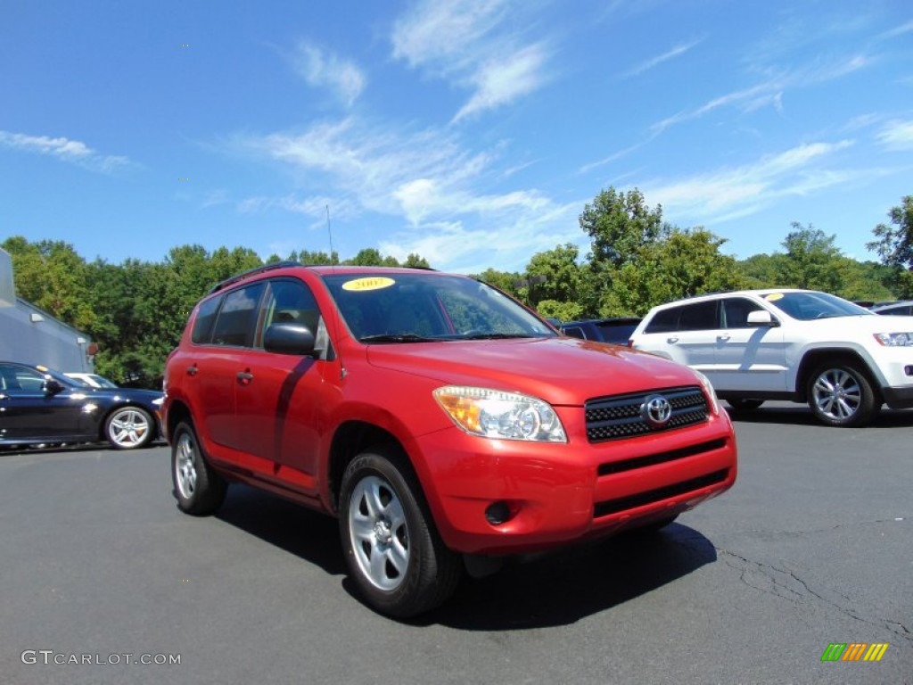 2007 RAV4 4WD - Barcelona Red Pearl / Taupe photo #27
