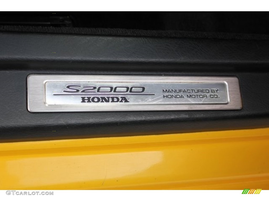 2001 S2000 Roadster - Spa Yellow / Black photo #16