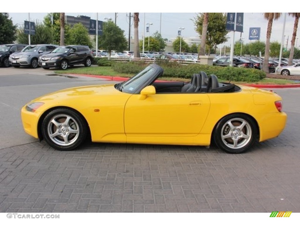 2001 S2000 Roadster - Spa Yellow / Black photo #21